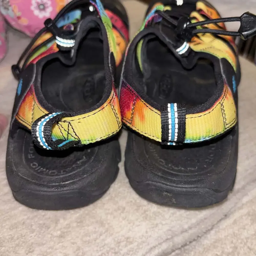 KEEN Newport Retro Hiking Sandals – Men's Size 10.5 (Original Tie Dye)